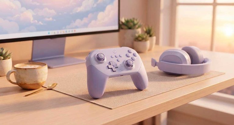 Геймпад 8BitDo Ultimate 3 Lavender Dusk: Элегантная эстетика и бескомпромиссная точность Xbox-контроллера