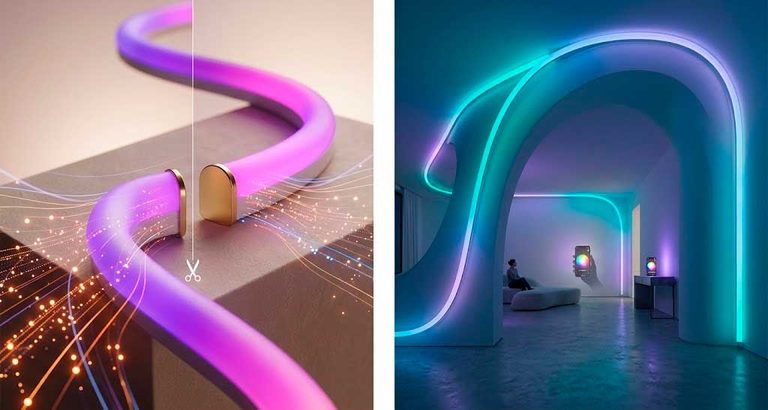 Philips Hue Liane 360° Rope Light: Как гнущийся световой шнур навсегда изменит интерьер и освещение дома